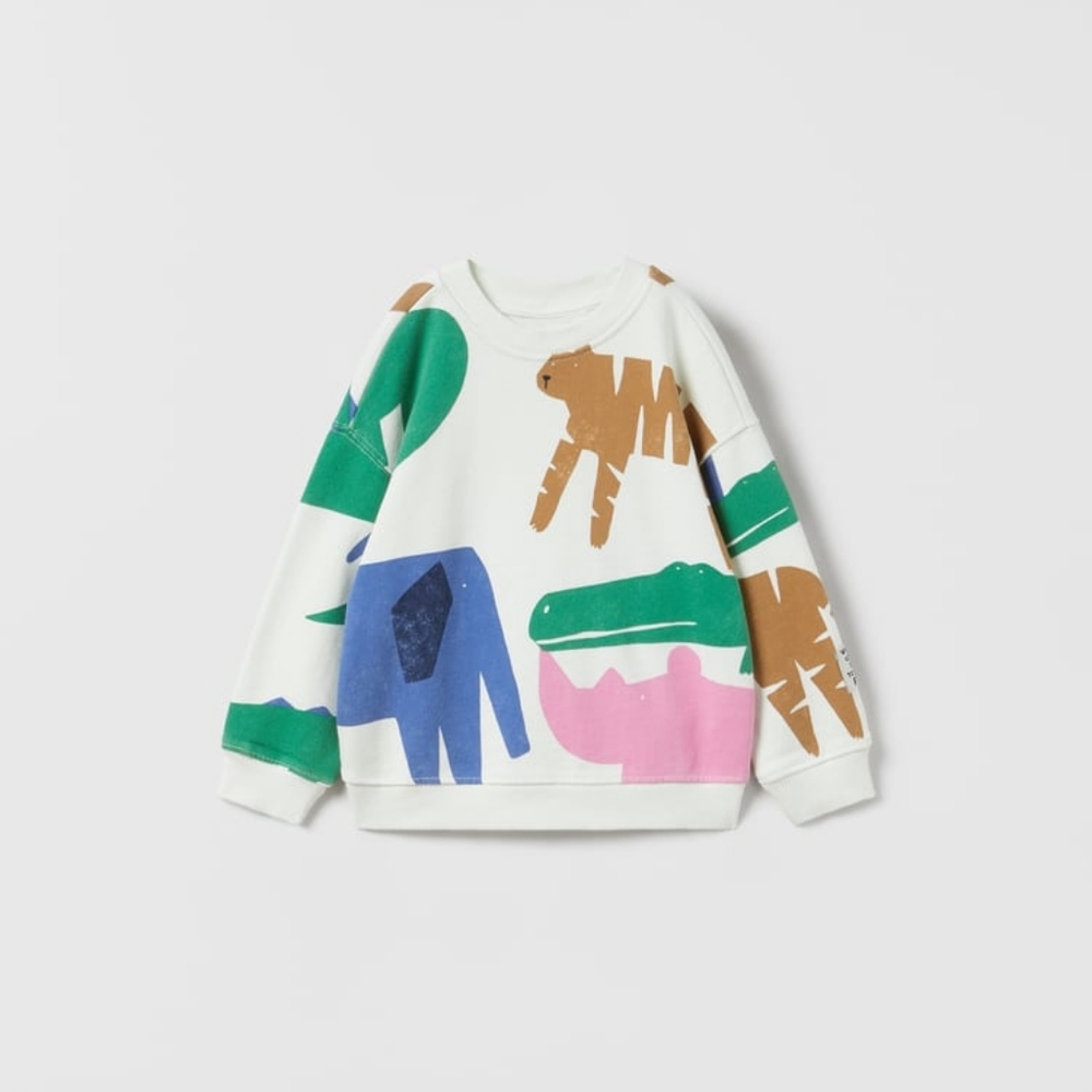ZARA KIDS LIMITED EDITION ANIMAL SWEATSHIRT